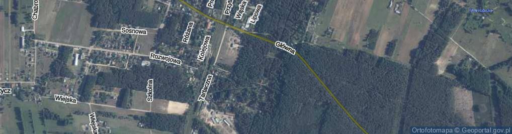 Zdjęcie satelitarne Letniskowa ul.